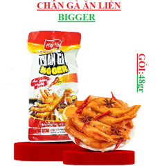 Chân gà ăn liền có xương bigger Heyyo gói 48g