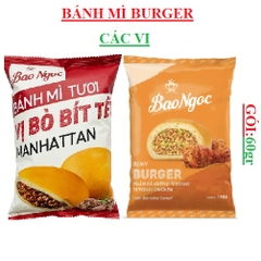 Bánh mì tươi bảo ngọc burger  gói (50-:-60)gr