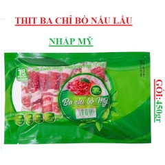 Ba chỉ bò lẩu  Mỹ TB food gói 450gr