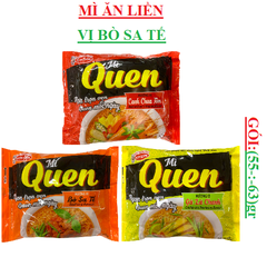 Mì ăn liền Quen gói (55-:-63)gr