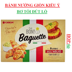 Bánh mì nướng giòn C'est Bon Orion Baguette Vị Bơ Tỏi Đút Lò hộp 6P