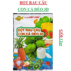 Rau câu con cá dẻo Hiệp long gói 12gr