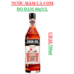 Nước mắm cá cơm biển đông 40 độ đạm chinsu chai 700ml