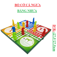 Bộ đồ chơi cá ngựa hộp nhựa 27.5*27.5cm không nam châm
