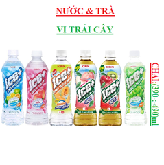Nước tinh khiết vị trái cây ICE+ Kirin chai (390-:-490)ml