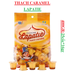 Thạch caramel Lapatie Long Hải túi 400gr