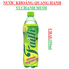Nước khoáng quang hanh vị chanh muối faith chai 355ml
