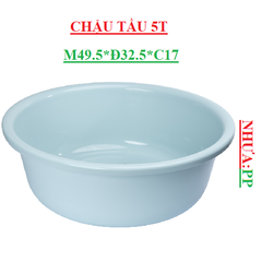 Chậu tầu 5T (2393) M49.5*Đ32.5*C17 cm Việt Nhật