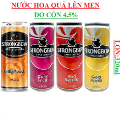 Nước trái cây lên men Strongbow 4.5% ABV lon 320ml