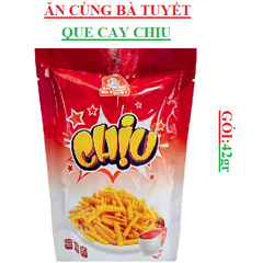 Snack que cay chịu bà tuyết gói 42 gr