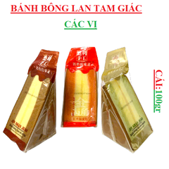 Bánh bông lan tam giác Jin shan jiao cái (90-:-100)gr