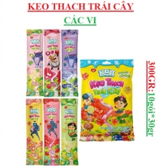 Kẹo thạch trái cây Kun gói 300gr (10gói*30gr)
