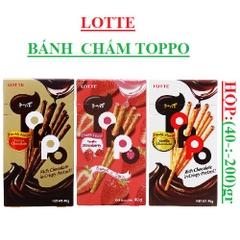 Bánh que chấm Lotte toppo hộp 40gr
