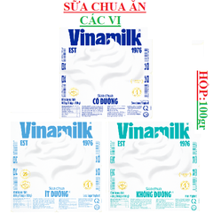 Sữa chua ăn nguyên bản  Vinamilk hộp 100gr
