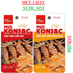 Mực chay oki oki konjac gói 18gr