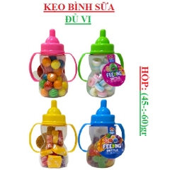 Kẹo vỏ bình sữa Yummy delight hộp (45-:-60)gr