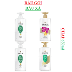 Dầu gội, dầu xả pantene chai (620-:-650)ml