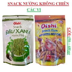 Snack nướng không chiên Oishi gói 65g