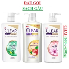 Dầu gội CLEAR chai (630-:-680)gr