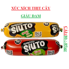 Xúc xích thịt cây nhiều đạm S2 siuto gói (80-:-85)gr