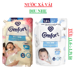Nước xả vải Comfort Dịu nhẹ túi (1.6-:-1.9) lít