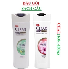 Dầu gội clear chai chai (160-:-180)gr