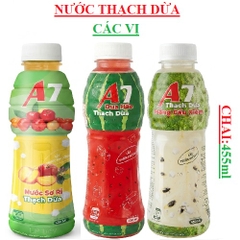 Nước thạch dừa A7 Lai Phú chai (400-:-455)ml