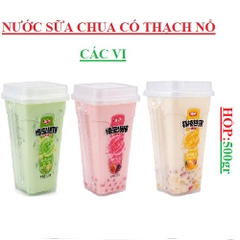 nước sữa chua có thạch nổ weibao hộp 500gr
