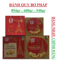 Bánh LU La collection Francaise ;Bánh quy kem pháp LU  Veritable Petit Beurre