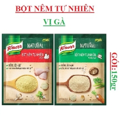 Bột nêm tự nhiên natura Knorr 150g vị gà, vị rau củ