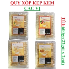 Bánh quy xốp kẹp kem  Hồng Kong gói 600gr