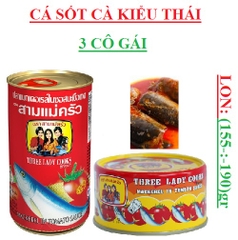 Cá sốt cà 3 cô gái kiểu Thái Lan Royal  hộp thiếc