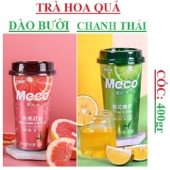 Trà hoa quả meco cốc 400gr