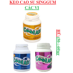 Kẹo cao su singgum coolair  hũ nhựa (50-:-60)gr