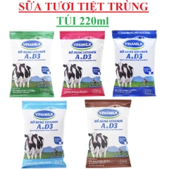 Sữa túi tiệt trùng vinamilk 220ml