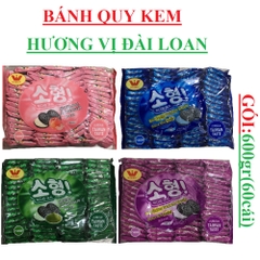 Bánh quy Oreo hương vị Đài Loan Woody mini  sandwich biscuits 600gr