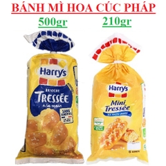 Bánh mì hoa cúc Pháp Harrys Brioche Tressée à la main 500gr, Mini Tressée 210gr