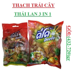 Thạch thái trái cây 3in1 cốc nhọn Deedo Foodstar