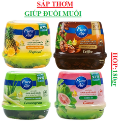 Sáp thơm giúp đuổi muỗi  pure Air hộp 180gr