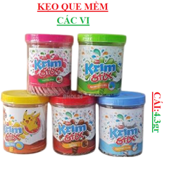 Kẹo que mềm krim stix rebisco cái 4.3gr