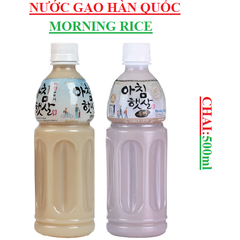 Nước gạo Hàn Quốc Morning rice Woongjin chai 500ml