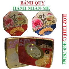 Bánh quy Hạnh nhân Mè A-Taste Dong guan Silang hộp thiếc