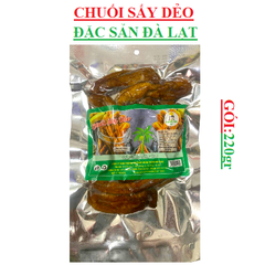 Chuối sấy dẻo đà lạt Thanh Mai phát gói  (200-:-230)gr