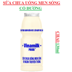 Sữa chua uống men sống có đường Probi vinamilk chai130ml