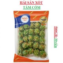 Chả hải sản xốt tẩm cốm NSG food goí 500gr