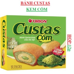 Bánh bông lan Custas  Orion hương hoa quả hộp 12P