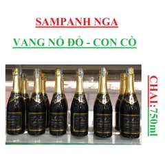 Rượu vang nổ sâm panh (Champagnes) Nga hiệu con cò chai 750ml