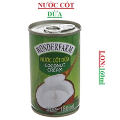Nước cốt dừa Wonderfarm  lon 160ml