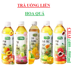 Trà uống liền cozy chai (400-:-500)ml