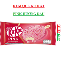 Kem que kitkat  pink vị dâu gói 64gr